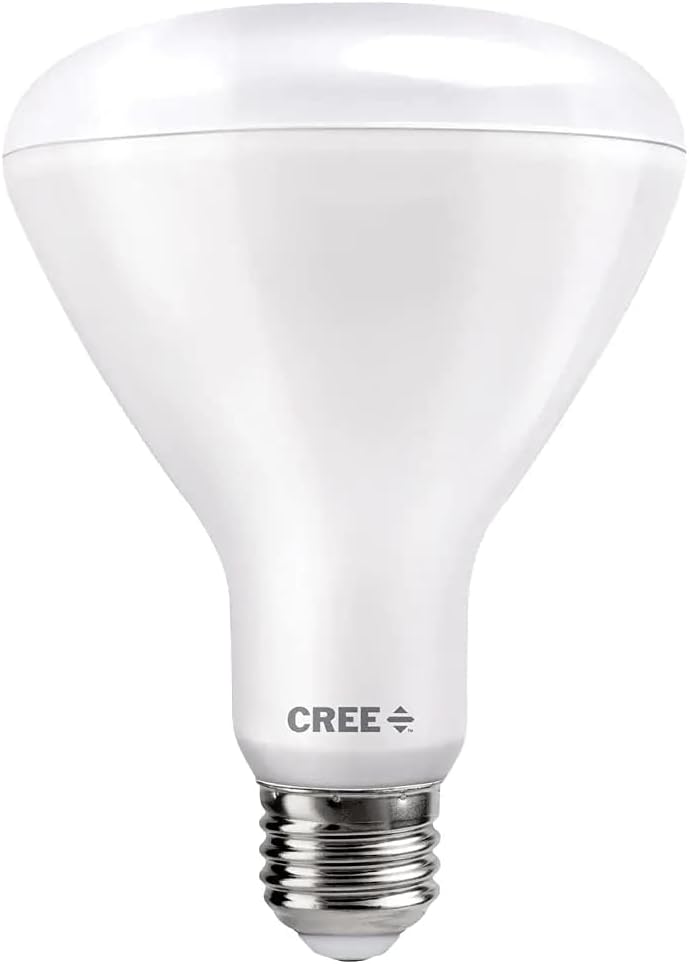 Cree TBR30-06550FLFH25-12DE26-1-E1 BR30 65W Equivalent LED Light Bulb, Daylight