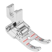 FIKLOTA 1/4" Metal Patchwork Quilting Presser Foot for Low Shank Singer, Brother, Janome, Juki, Babylock, Elna, Kenmore, White, Necchi, Simplicity, New Home, and More Sewing Machines