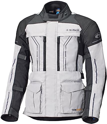 Held Pentland wasserdichte Motorrad Textiljacke, grau/schwarz, XL