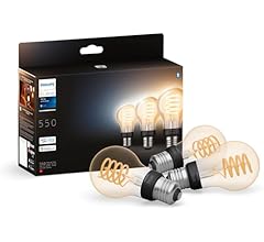 Philips Hue White Ambience E27 Standard Filament, 7 W, Dimmable, Warm to Cool White Light, Compatible with Amazon Alexa (Ec…