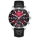 Cerruti 1881 - Orologio Turchino - Quartz movimento dell'orologio - Spessore della cassa: 50.7 mm - Larghezza della cassa: 44 mm - Acciaio inossidabile - Dark red - 5 ATM