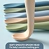 6 Pack Baby Spoons, First Stage Spoons, Shorter Length for Self Feeding, 6+ Months, Baby Training Spoons, Food Grade Silicone, Dishwasher Safe & Boil-proof #4