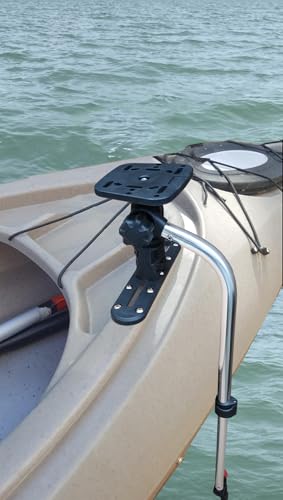 Image of Brocraft Transducer Arm Mount with Universal Mounting Plate /Transducer Mounting Arm with Track System