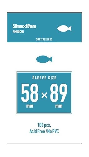 カードスリーブ アメリカンサイズ ソフトタイプ 58mm X 89mm 100枚入り [engame][エンゲームス]