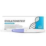 GetTested Ovulationstest-Streifen (5 Stück), zuhause anwendbar. Genau und einfach, zeigt den LH-Spitzenwert zur Fruchtbarkeitsverfolgung und hilft, optimalen Zeitpunkt für Empfängnis zu bestimmen.