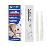 Wart Removal Pen 2-Pack, Wart Remover for Common & Plantar Warts, Skin Tag Removal Kit for All Skin Types