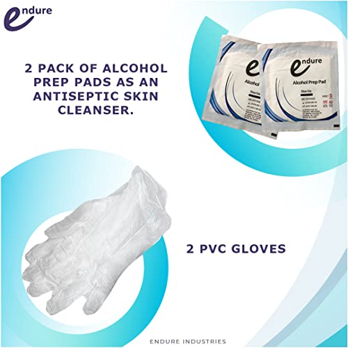 Endure Complete Airway Emergency Kit I - 9 Sizes Guedel Opa + 3 Sizes Nasopharyngeal Airway + 3 Packs Lubricating Jelly + Cpr Mask #TOP3