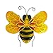 Métal Bumble Bee Décorations Jardin Accents Yard Clôture 3D Fer Art Sculpture Ornements Pelouse Bar Chambre Salon Café Tenture Murale Bumblebee Art Décoration
