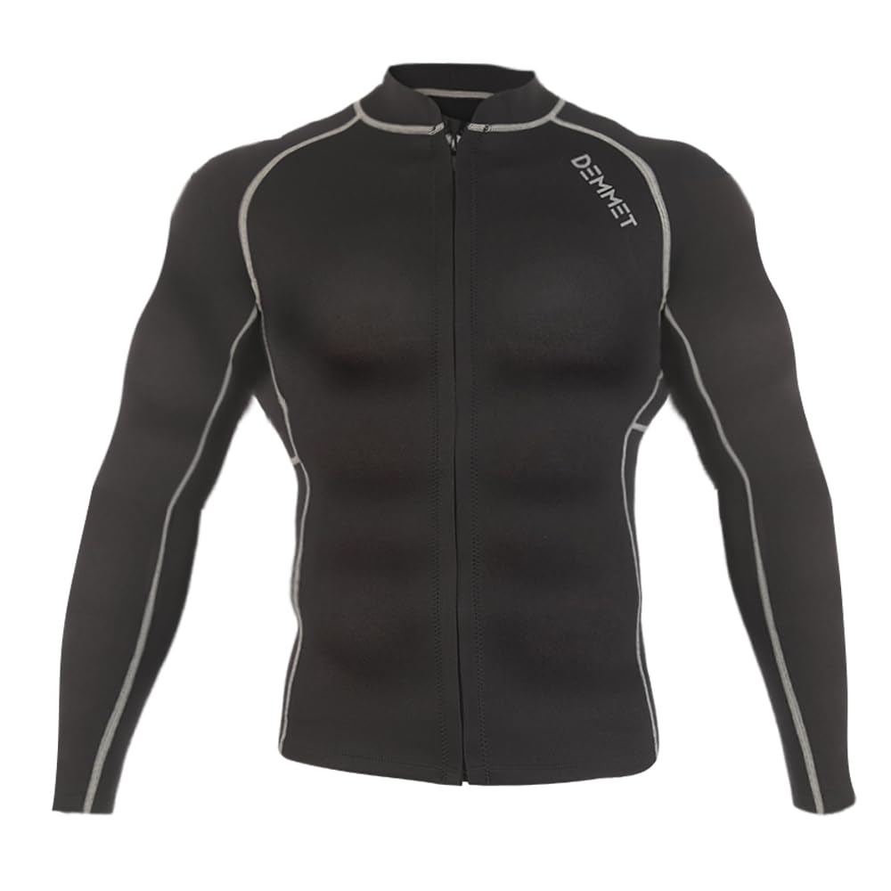 Muta top a maniche lunghe in neoprene pantaloni da immersione 1.5mm-3mm Pantaloni della muta Top muta in neoprene Calde mute con zip per uomo e donna in inverno