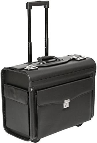 Pilot Case Briefcase Business Laptop Travel Flight Briefcase Bag Hand Luggage (Wheeled Pilotcase)