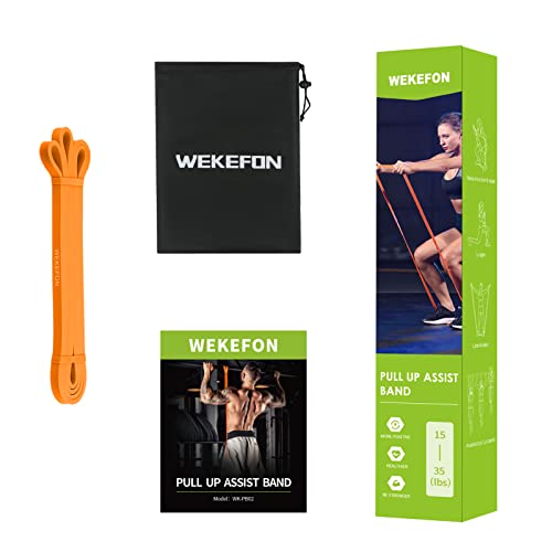 Resistance Bands For Working Out, Pull Up Assist Band - Stretch Resistance Band - Powerlifting Exercise Bands For Resistance Training, Physical Therapy, Home Workouts (#01 Orange 15-35Lbs) #TOP5