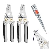 Special Wire Stripper for Electrician, Multifunction Wire Plier Tool, 6 in 1 Multifunctional Wire St