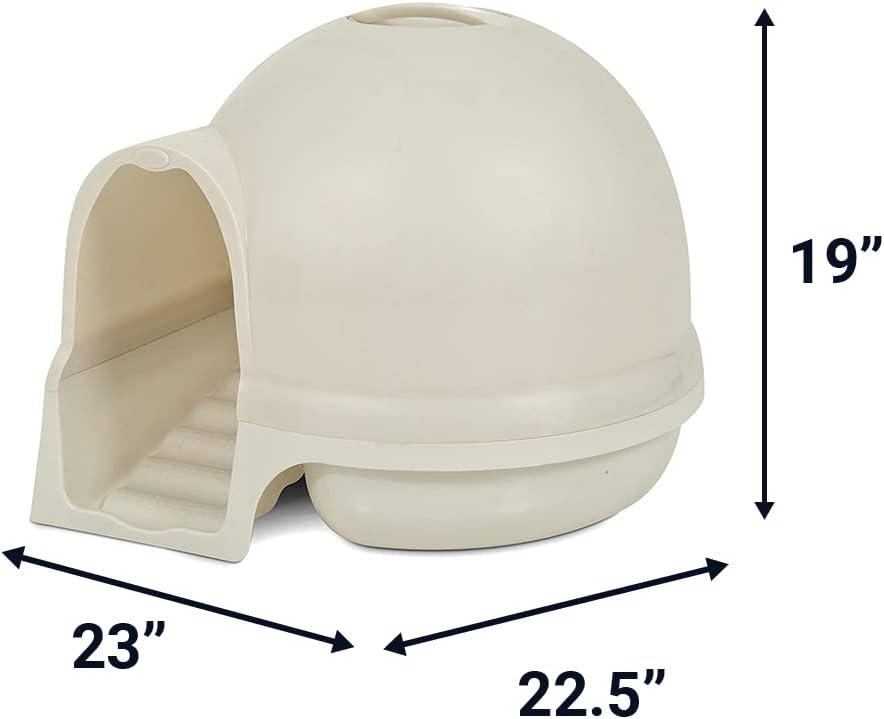 dome shaped litter box