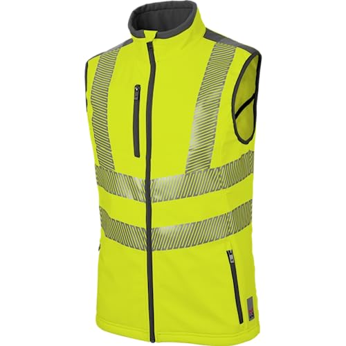 WÜRTH MODYF Warnschutz Arbeitsweste Neon – reflektierende Warnweste für schlechte Sichtverhältnisse in den Größen XS - 6XL – hochwertig & funktionell – in Gelb