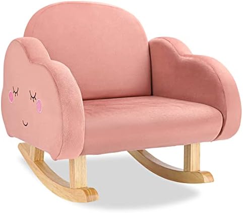 Amazon.com: INFANS Kids Sofa, Toddler Rocking Chair with Solid Wooden ...