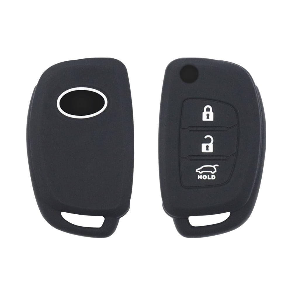 Arooma 3 Buttons Silicone Flip Key Shell Cover Case for HYUNDAI Tucson Elantra Sonata Santa Fe Solaris ix35 ix45 i20 Accent, Remote Protection Case