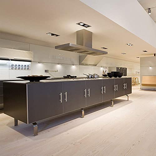 Nisuoien 30 Pack - 3" Hole Center Cabinet Handles Pulls For Kitchen Stainless Steel Brushed Nickel Drawer Pulls (5" Length, 3" Hole Center) #TOP4