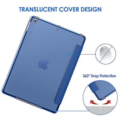 Image of JETech Case for iPad (9.7-Inch, 2018 /2017 Model, 6th /5th Generation), Smart Cover Auto Wake /Sleep (Navy)