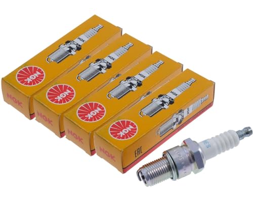 4x Zündkerze NGK BR9ES BR-9 ES Motorrad Roller bgl. WR3CC W3CC kompatibel mit APRILIA
