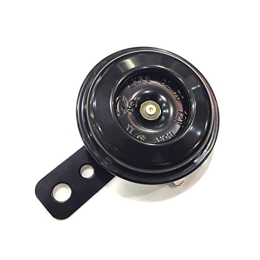 VRWEARE Universal Motorcycle Electric Horns Waterproof Round Loud Speaker 12V 1.5A 105db small horn for Motorcycle