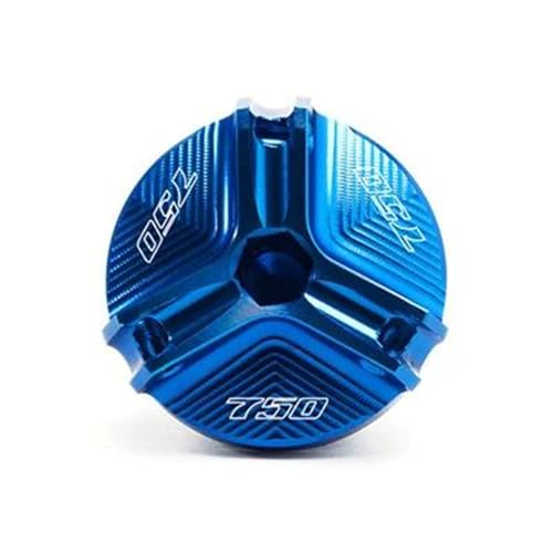 Tapa depósito líquido frenos Suzuki GSXS750: accesorio cilindro maestro moto azul todo el año