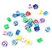 Produktbild Charming Beads Polymer Lehm Perlen Gemischte Farbe Blume 4 x 6mm Paket Von 30