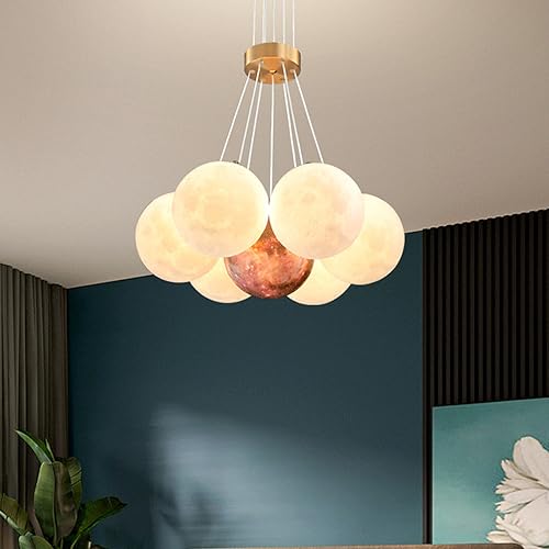 Plafonnier bulle rose clair et blanc pour illuminer vos dîners chaleureux