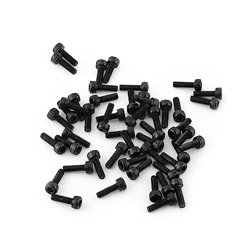 Fafeicy M3 Screw Bolt Set, 12.9 Grade Alloy Carbon Steel Cap Head Screw Set, Hex Socket Cap Head, for Home and Office Appliance, Communication Equipment (M3*10mm 100pcs)