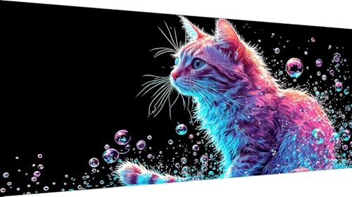 Diamond Painting Chat Bulles 5D kit complet XXL 70x140cm broderie d'art