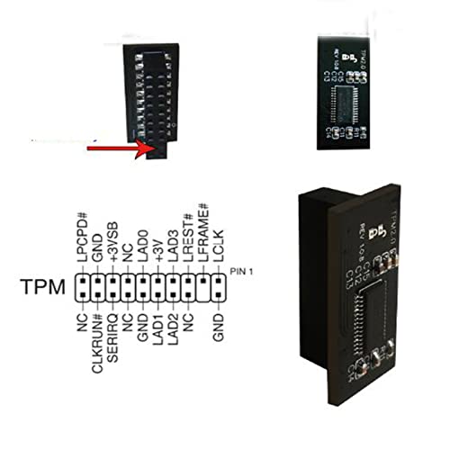 Replacement TPM 2.0 Module Encryption Security Module 20-pin Interface ASUS (20-1) pin M R 2.0 for ASUS Parts - Image 3