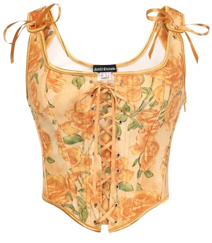 Image of Scarlet Darkness Women Renaissance Corset Pirate Bustier Top Bodice Bodyshaper