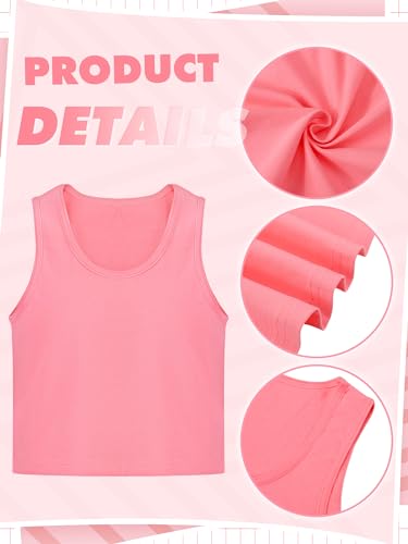 SATINIOR 6 Pieces Girls Dance Tank Tops Sleeveless Top for Gymnastics and Dancewear3