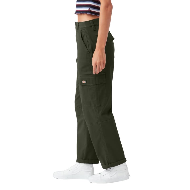 Image of Dickies Women's Relaxed Fit Cropped Cargo Pants
