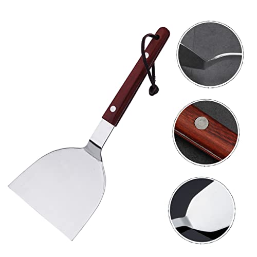 DECHOUS 1pc Stainless Steel Pizza Peel Handle Lightweight Pizza Shovel for Easy Sliding Cake Baking Accessory for Home Ovens