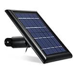 Solar Panel Compatible with Arlo Pro and Arlo GO (NOT Compatible with Arlo Pro 2), Power Your Arlo Outdoor Camera continuously with Our New Solar Charging Device – by Wasserstein