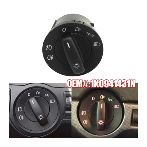 Commande interrupteur de phare avec gestion antibrouillard VW