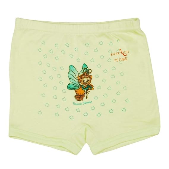 Kids Basket Boys Cotton Underwear | Skin Friendly Fabric | Baby Kids Soft Cotton Briefs Innerwear | Ages 3 Months – 8 Years with Cute Patterns Pack of 10 (Colour & Print May Vary) 1