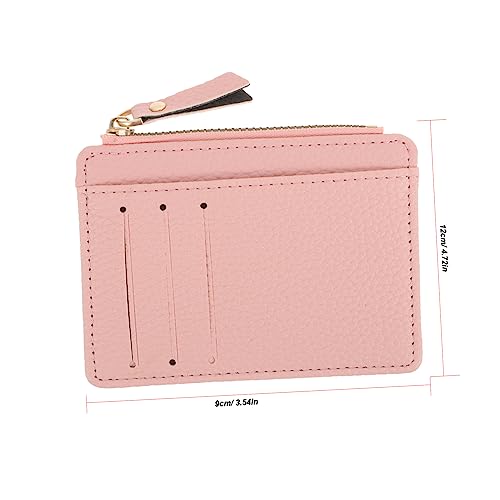 Credit Card Holder for Women Short Wallet Zipper Ladies Clutch Purse Card Wallet Women's Zipper Closure Fashionable Purse2