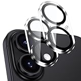 「2枚セット」カメラフイルム iPhone16/16 Plus用 カメラ保護 全面保護 9H強化ガラス 黒縁取り いphone16/16plus レンズカバー 露出オーバー防止 超高透過率 アイフォン16/16 プラス カメラカバー レンズガード