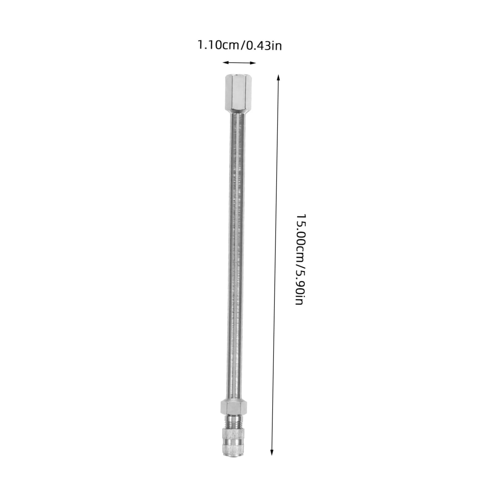 Holibanna Tire Valve Extension Rod Durable Valve Stem Extension for Effortless Tire Inflation Cars Motorcycles Versatile Stylish Tire Valve Extender for Easy Use