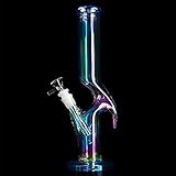 pipa agua puebla Material: cristal. Tubos de agua populares de bancos de cristal de 12 pulgadas con 1 cuenco de cristal de PC y 1 Downstem (tipo A)