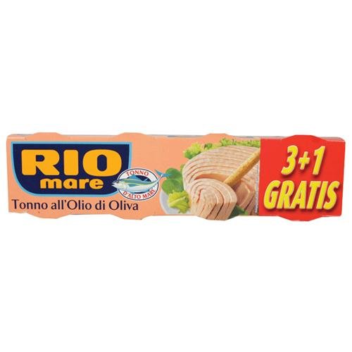 RIO MARE Tuna In Olive Oil Grams 120X3 + 1 Seasoning - Made In Italy