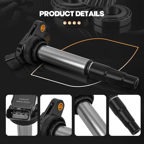 UF596 UF619 Ignition Coil Replaces 90919-02252 C1714-1 Pack by HMJXF - Used condition - Image 4