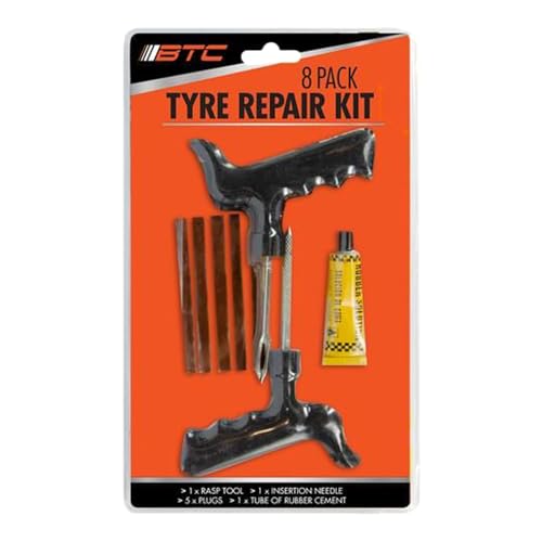 BTC Complete Tyre Repair 8-Pieces Kit