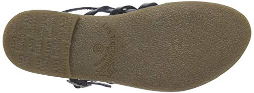 Les Tropéziennes par M. Belarbi Damen Herilo Römersandalen Sandalen, Schwarz (Noir 546), 37 EU - 4