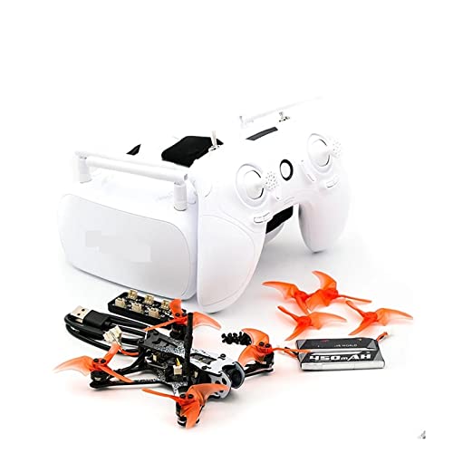NIRAA Dron de Carreras con visión en Primera Persona de 2,5 Pulgadas con Frsky Compatible con cámara RunCam Frsky D8 F4 Controlador de Vuelo 200mW VTX TH1103 7000KV Motor (Color : RTF Version)