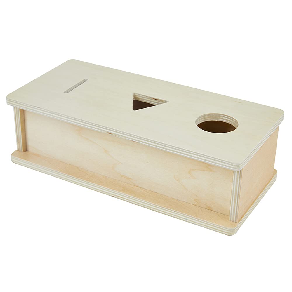 Kghios Montessori Aufbewahrungsbox für Münzen mit Schublade, 4 in 1, Montessori, Kinderspielzeug für Kleinkinder, Materialien für Babys von 6 bis 12 Monaten, Spielzeug für Kinder