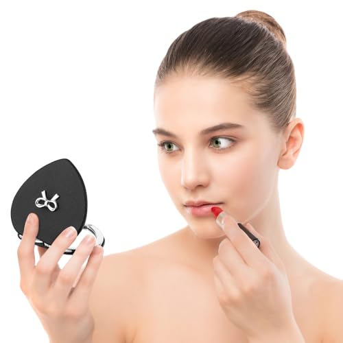 Espejo de Maquillaje Mini Plegable en Forma de Corazón miniatura 5