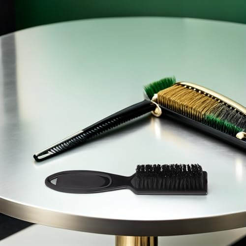 Cape de coiffure noire COLLBATH imperméable avec accessoires peigne et brosse