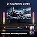 MIWATT Smart LED RGB Ultra Slim Ambient Light, Metal Aluminium Housing with App Control and Music Sync Rhythm Mode, Warm Mood Lighting for Desktop Gaming, PC, TV, Room Decoration
